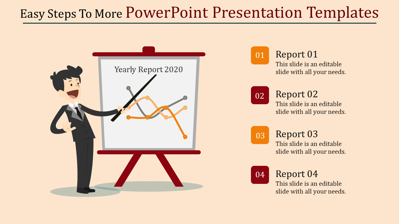 Free - Creative PowerPoint Presentation Templates-Sales Report
